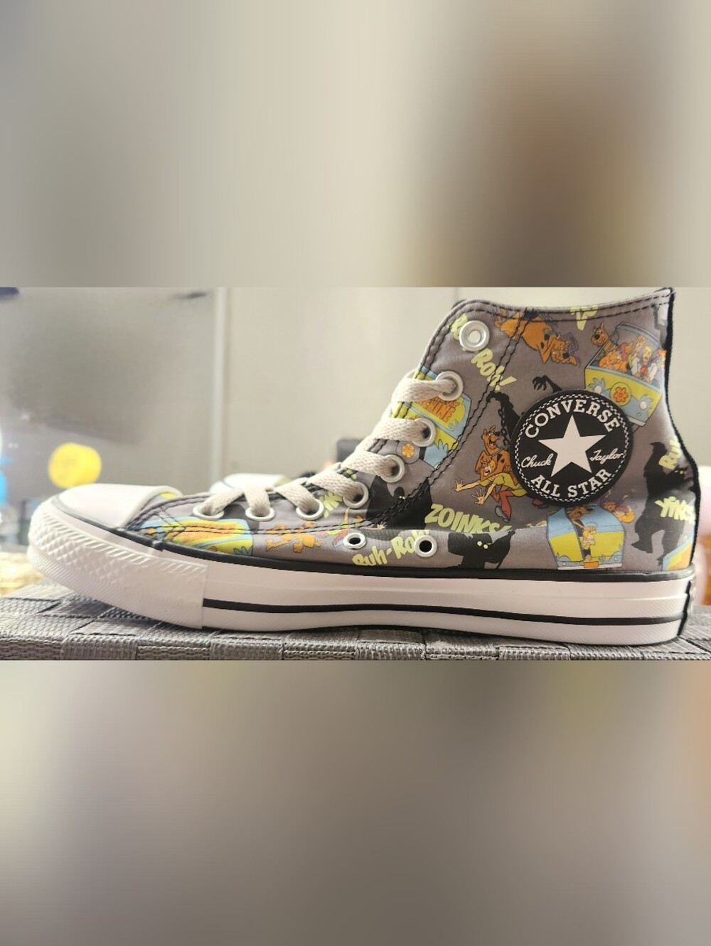 Converse Chuck Taylor All Star Scooby-Doo Graphic High Tops - Black/Multi Adult - Picture 10 of 12
